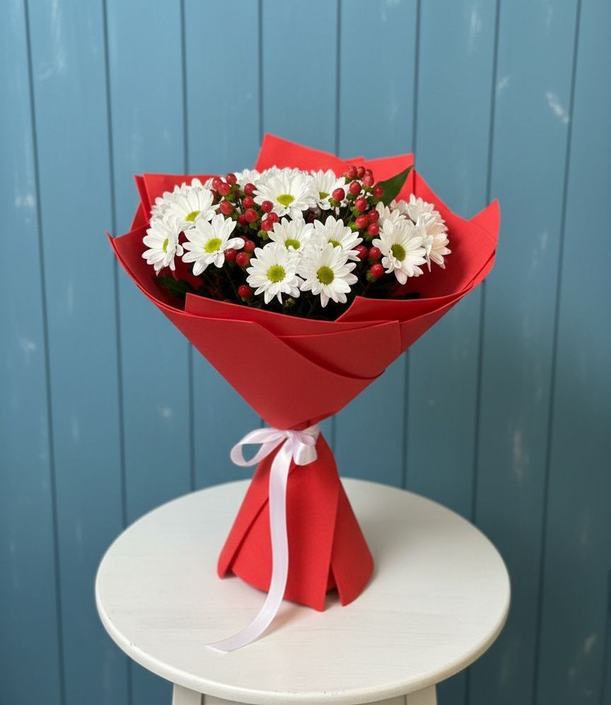 Букет цветов из: Хризантемы в Седельниково