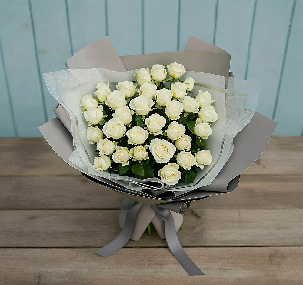 Букет Белоснежная нежность в Седельниково