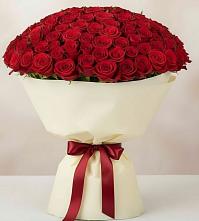 Букет 101 Красная роза Милано в Седельниково