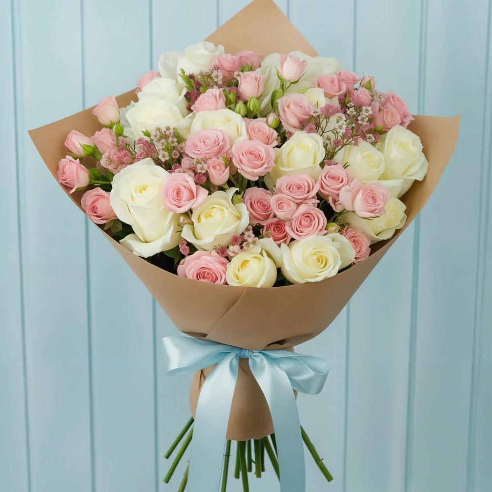 Букет цветов из: Розы в Седельниково