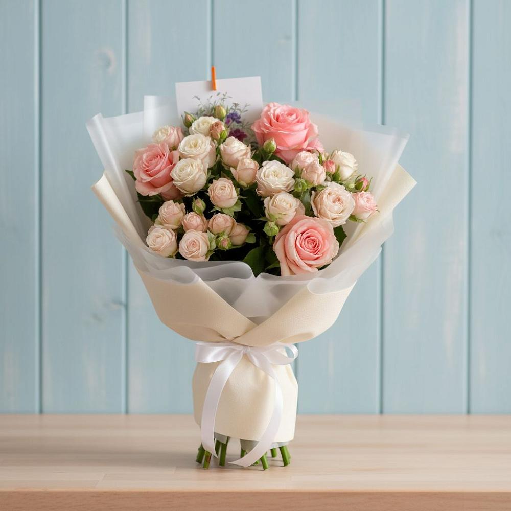 Букет цветов из: Розы в Седельниково