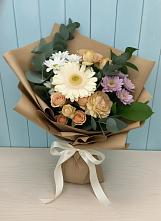 Букет цветов из:  Герберы и Хризантемы в Седельниково