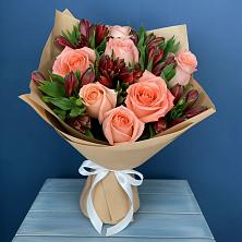 Букет цветов из:  Розы и Альстромерии в Седельниково