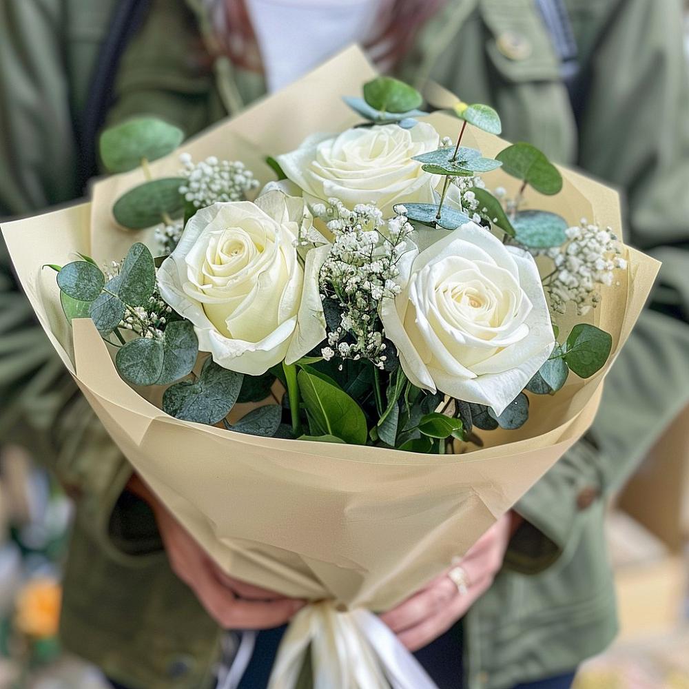 Букет цветов из: Розы в Седельниково