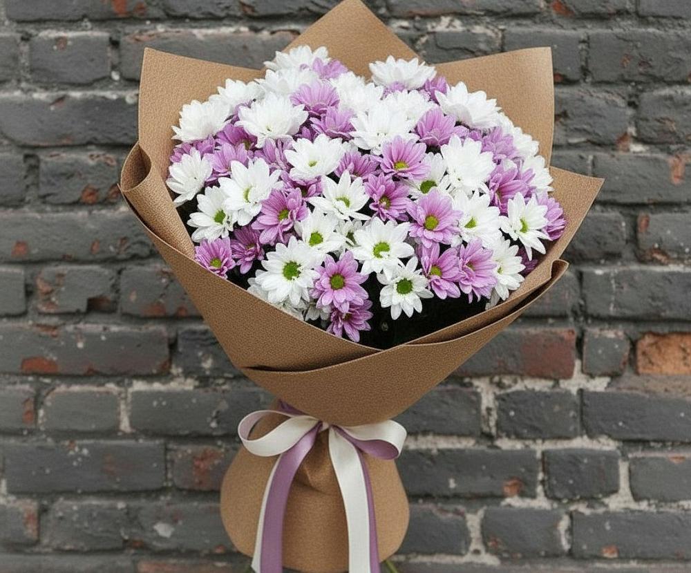 Букет цветов из: Хризантемы в Седельниково